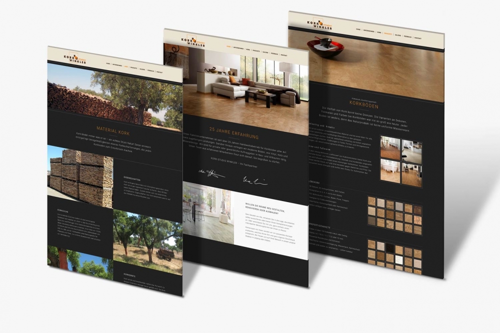 Referenz Webdesign - Korkstudio-Winkler